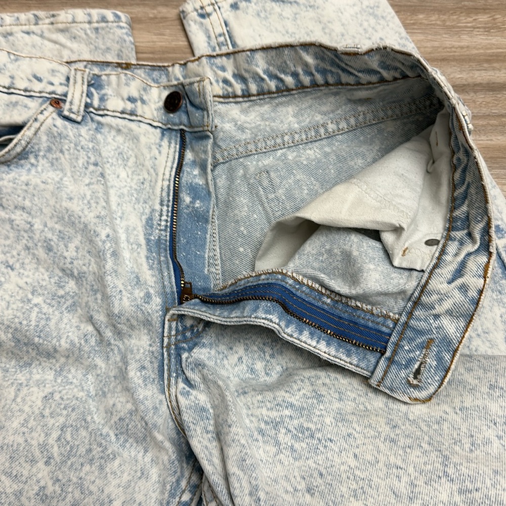 Orange tab San Francisco Vintage Levi’s 33x30 light acid wash amazing condition - Picture 5 of 10